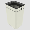 15/20/25/30/35L Lidless Luxury Garbage Bin Kitchen Garbage Adult Tissue Garbage Bin stainless steel trash can