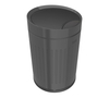 Hot sales High quality 6L MINI Round stainless steel automatic dustbin Waterproof Electric Smart stainless steel trash can