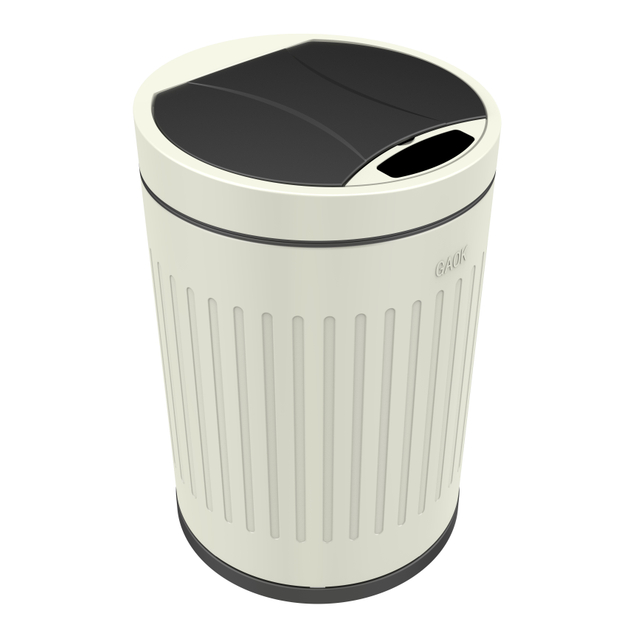 Hot sales 6L Automatic Household Round effective sealing touchless infrared sensor Oval Intelligent stainless steel trash can