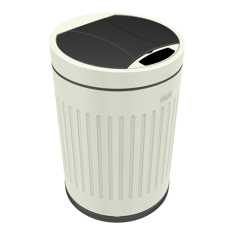 Hot sales 6L Automatic Household Round effective sealing touchless infrared sensor Oval Intelligent stainless steel trash can