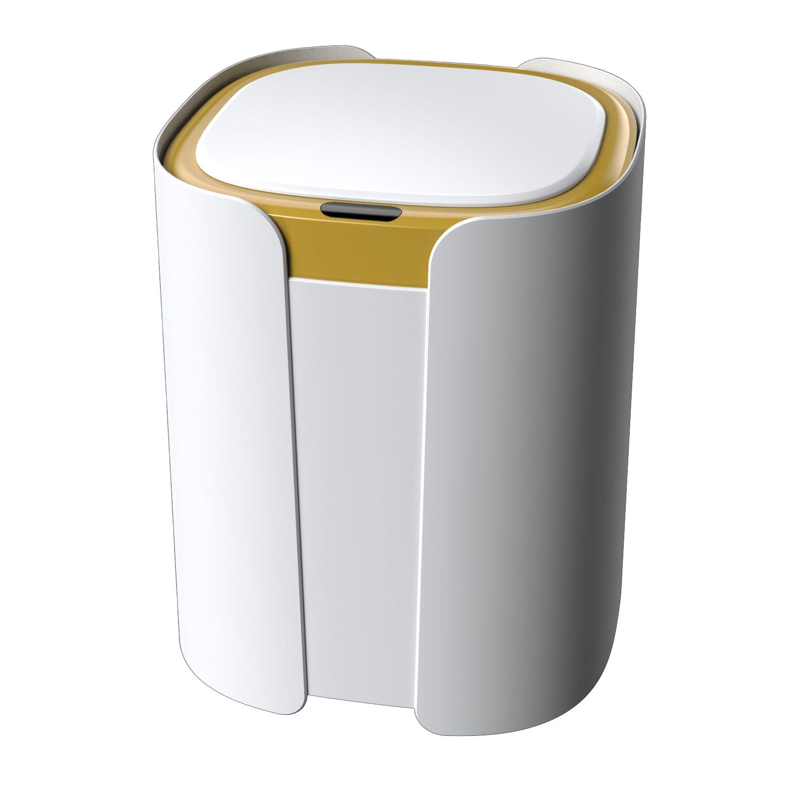 2024 Newest Automatic Trash Can with Lid Bathroom Touchless 10L Smart Motion plastic Sensor Trash Can