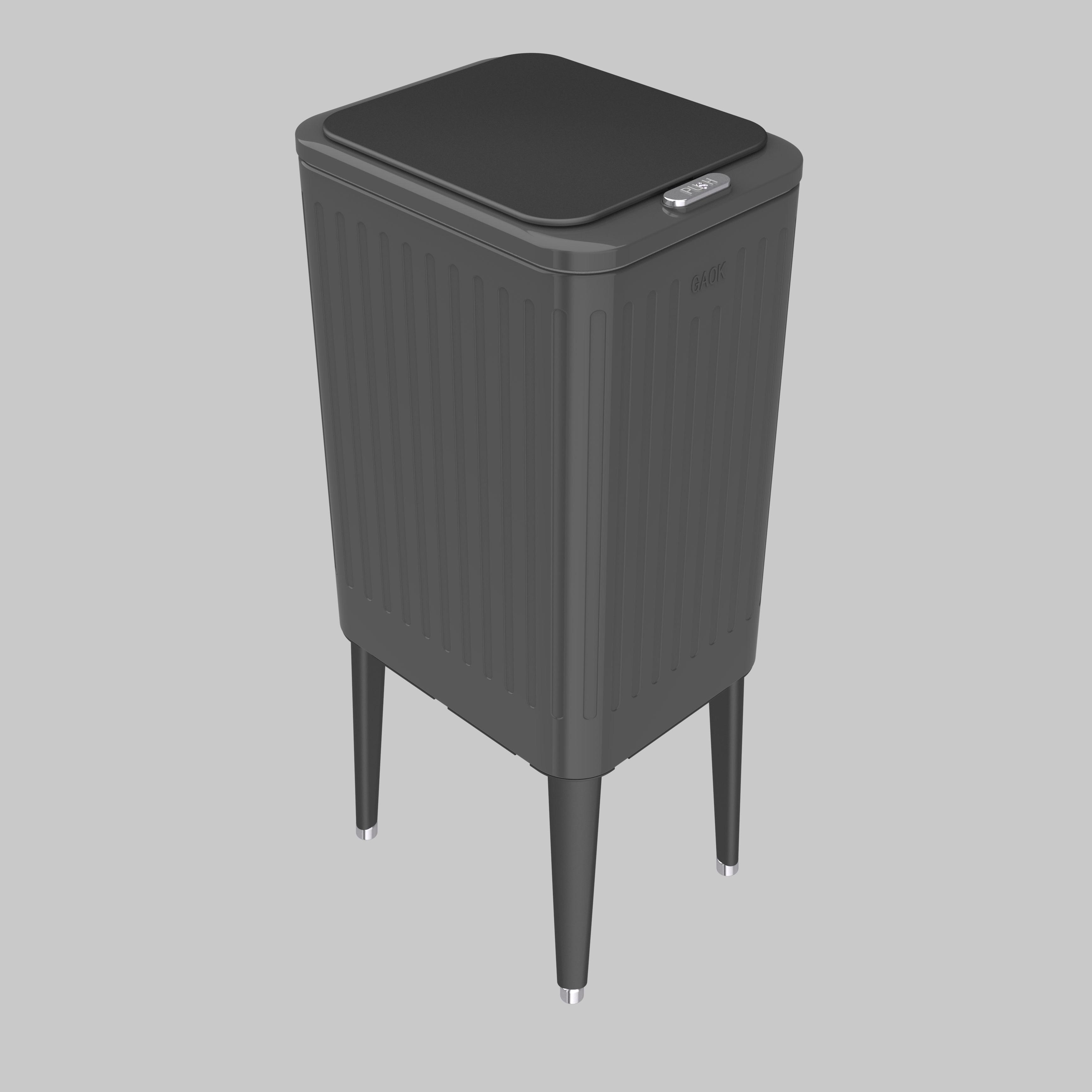 garbage bin for wholesales vacuum formed trash can/trash made in China metal press type garbage can stainless steel trash can