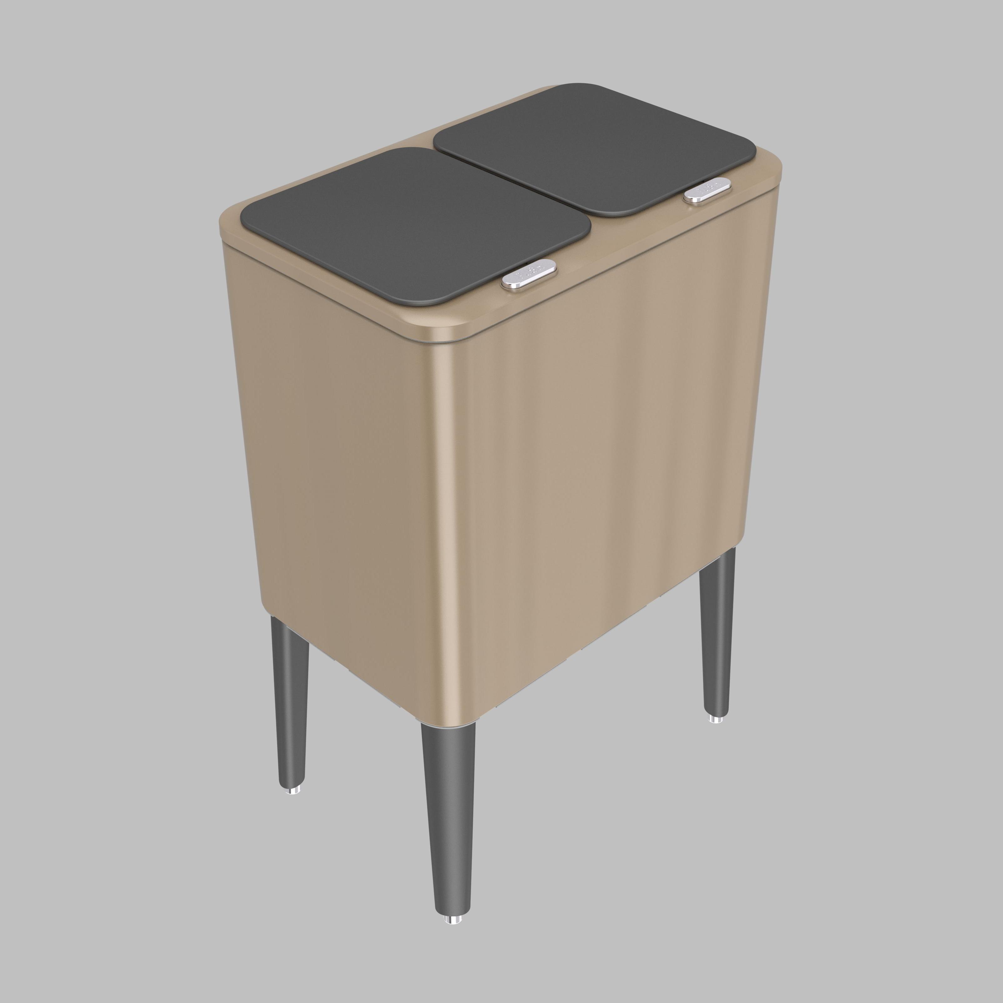 different capacitiesworks well at home Touch-free No contact pressure sensor bin auto sensors stainless steel trash can