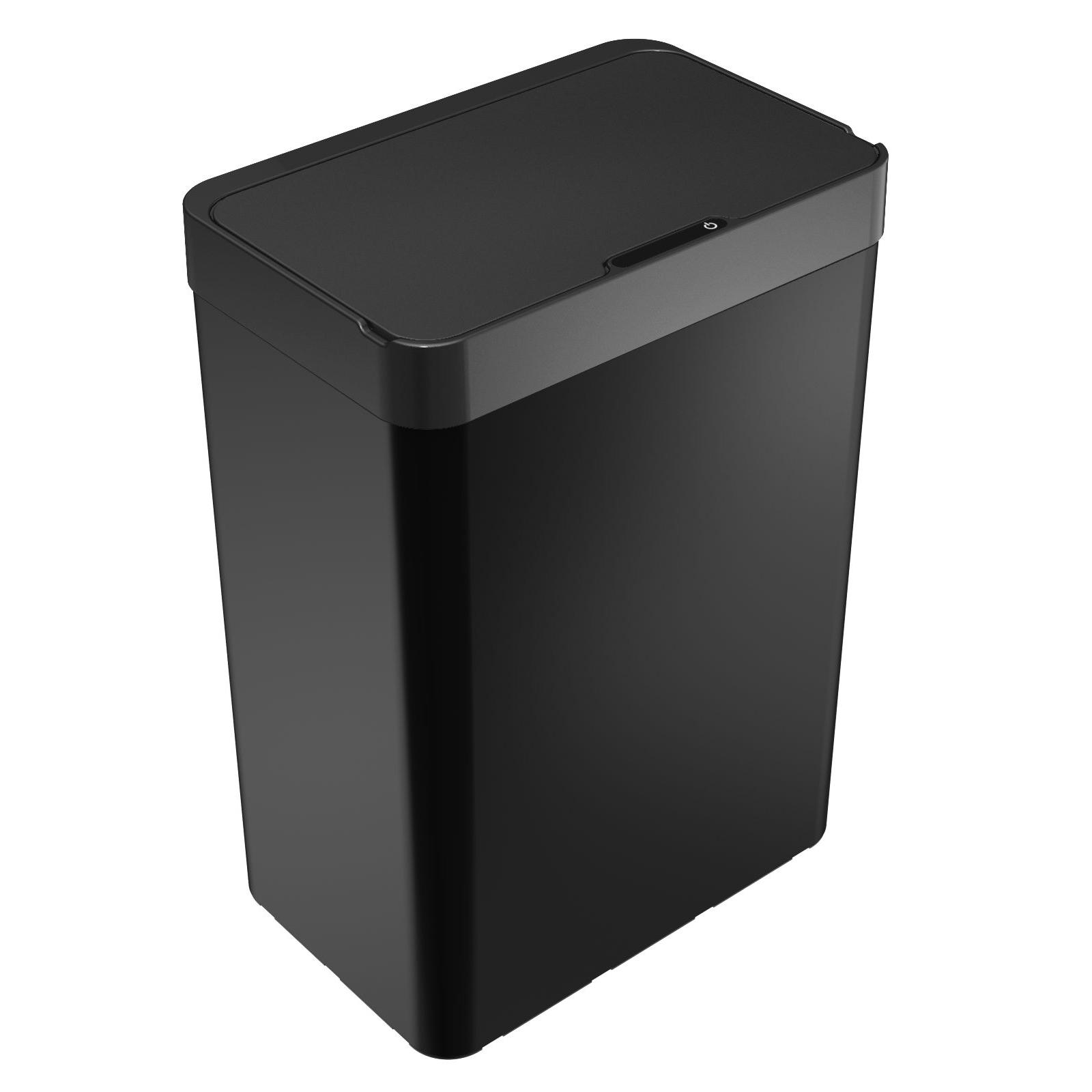 18/24/30/40L Touchless Sensor Trash Can Rectangle Garbage Bin Perfect for Home Kitchen stainless steel trash can 