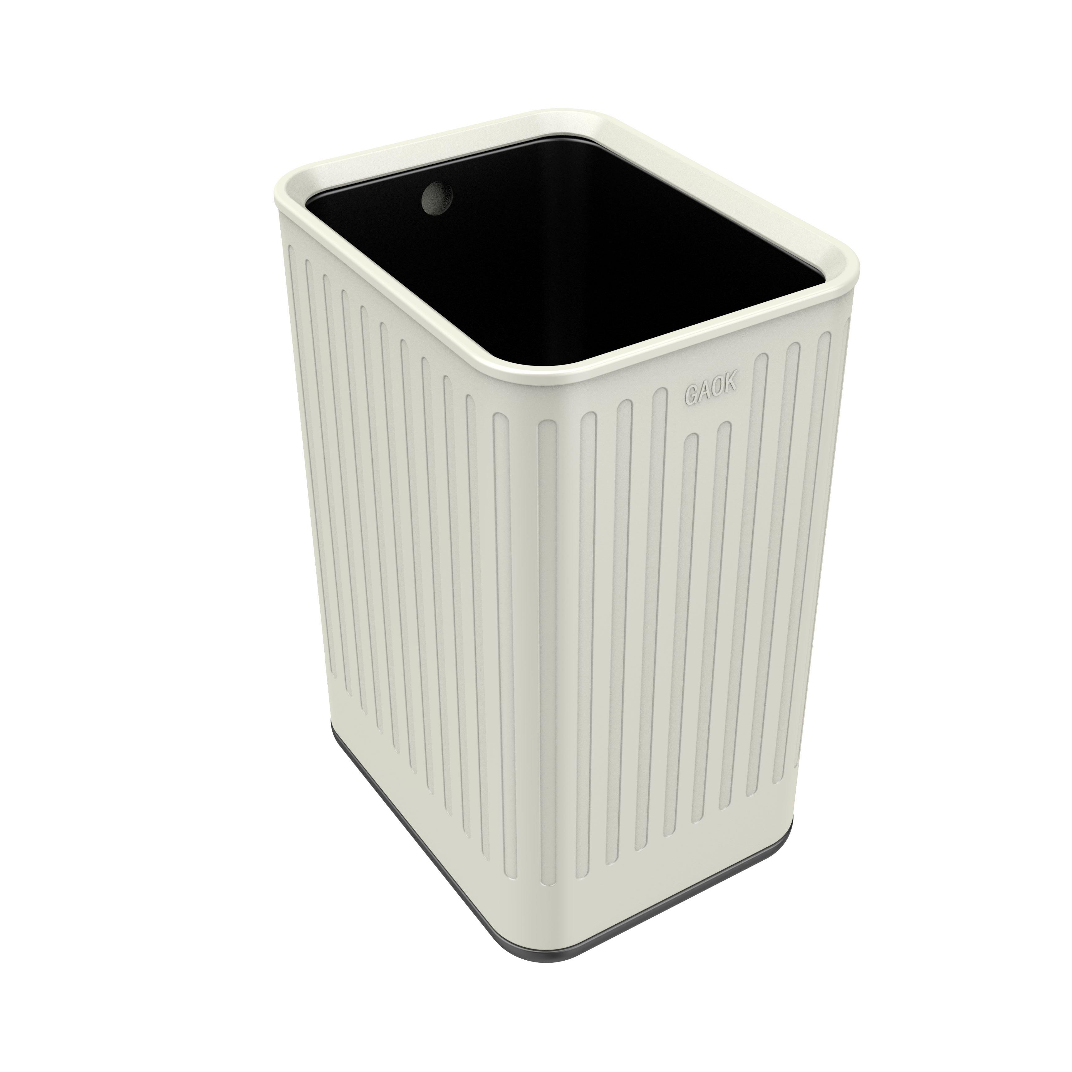 11L/13L garbage bin for wholesales vacuum formed trash can/trash made in China metal press type stainless steel trash can