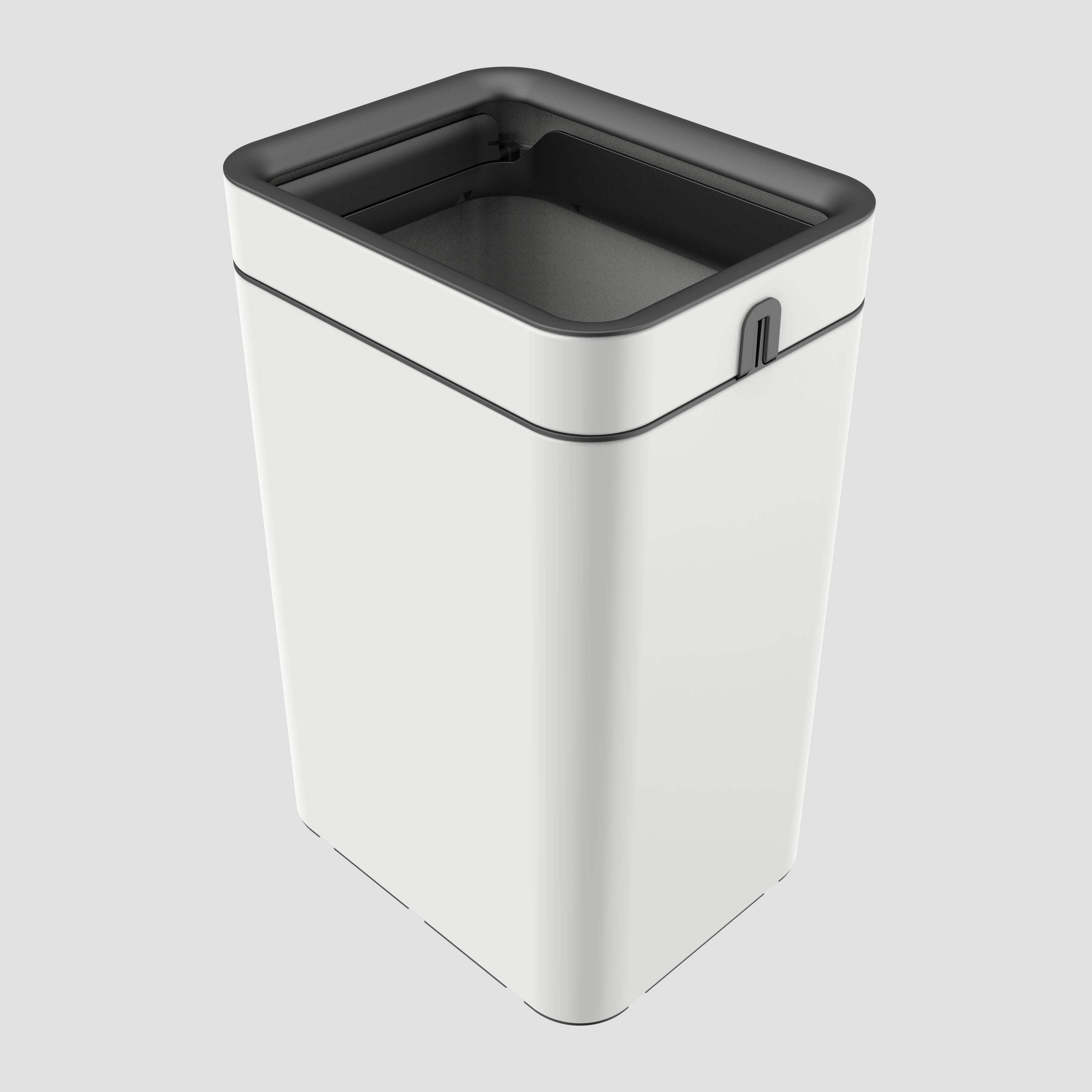 11/15/19L Lidless Luxury Garbage Bin Kitchen Garbage Adult Tissue Garbage Bin stainless steel trash can