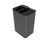 Factory direct sales of small capacity uncovered trash cans, desk office desks, trash cans stainless steel trash can