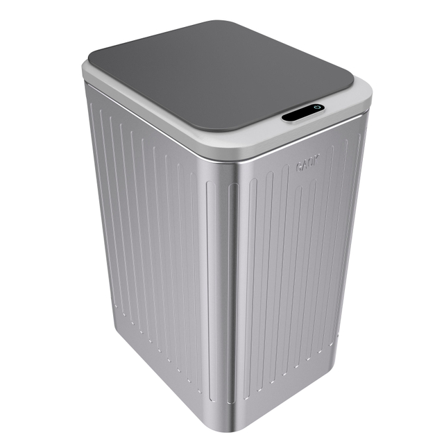 Top Fashion 6L Mini Indoor Luxury Smart Trash Supplier Adult waste electric sensor dustbin smart stainless steel trash can 6608Y