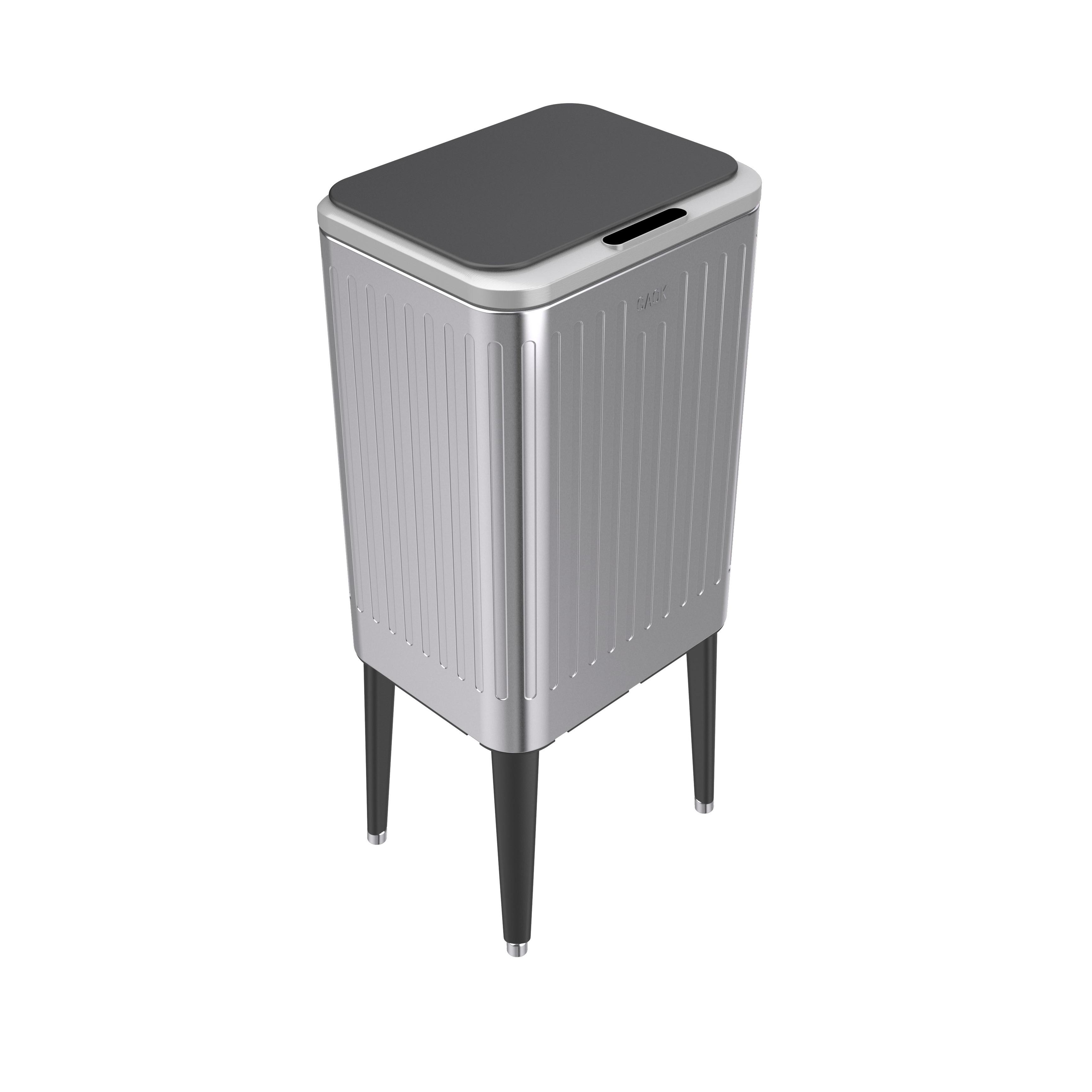 6/9/12L automatic garbage rubbish waste bin sensor dustbin smart stainless steel trash can