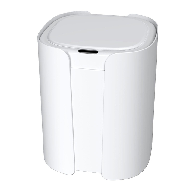 2024 Newest Automatic Trash Can with Lid Bathroom Touchless 10L Smart Motion plastic Sensor Trash Can