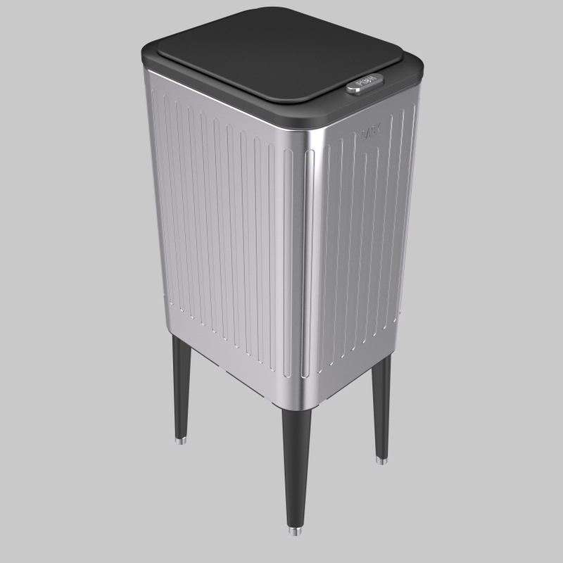 garbage bin for wholesales vacuum formed trash can/trash made in China metal press type garbage can stainless steel trash can