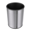 Recyclable Bin Stainless Steel 8L Silver Style Storage Packing Color Bucket Feature Eco Material 8881Y