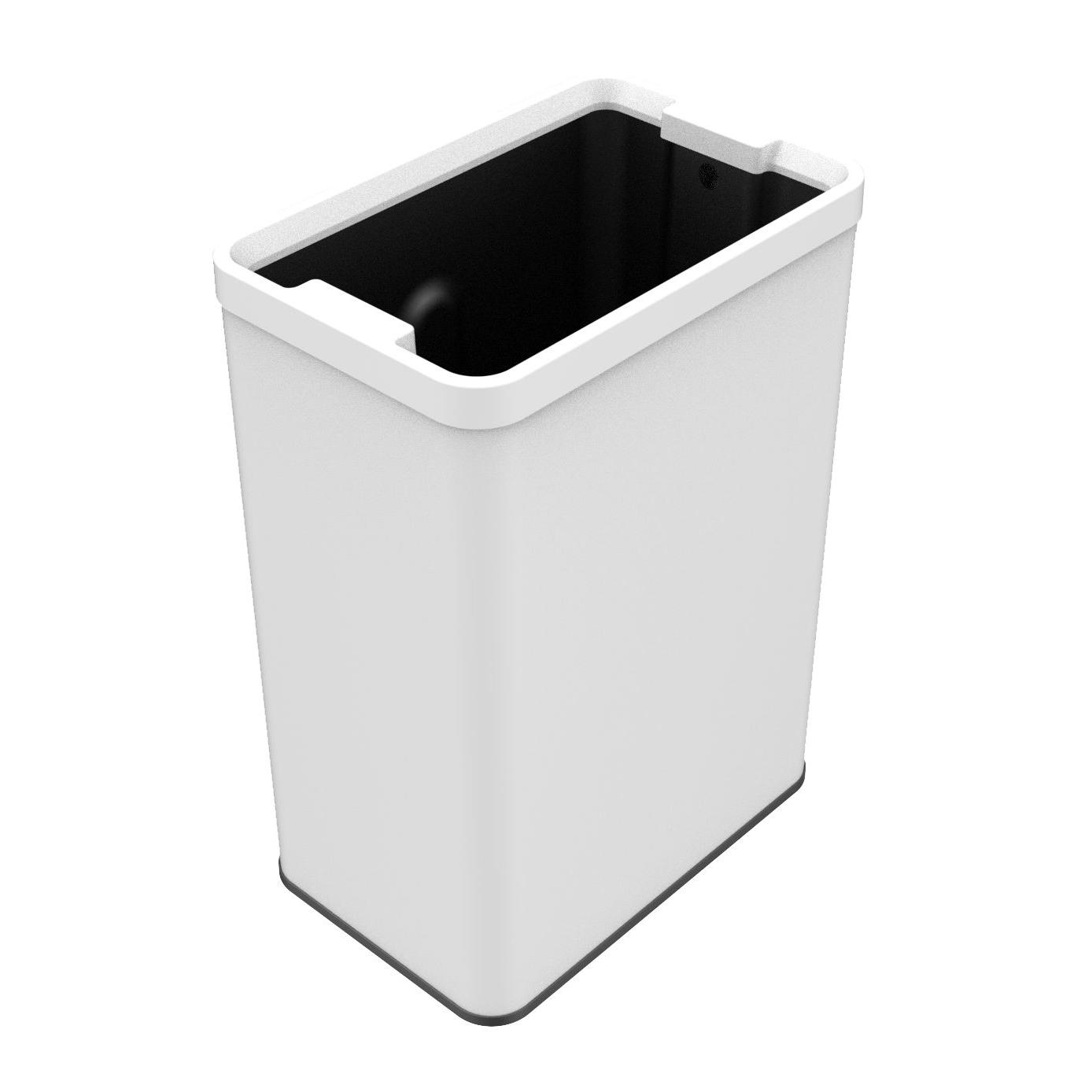 Recyclable Bin Stainless Steel Silver Style Storage Packing Color Bucket Feature Eco Material 8668