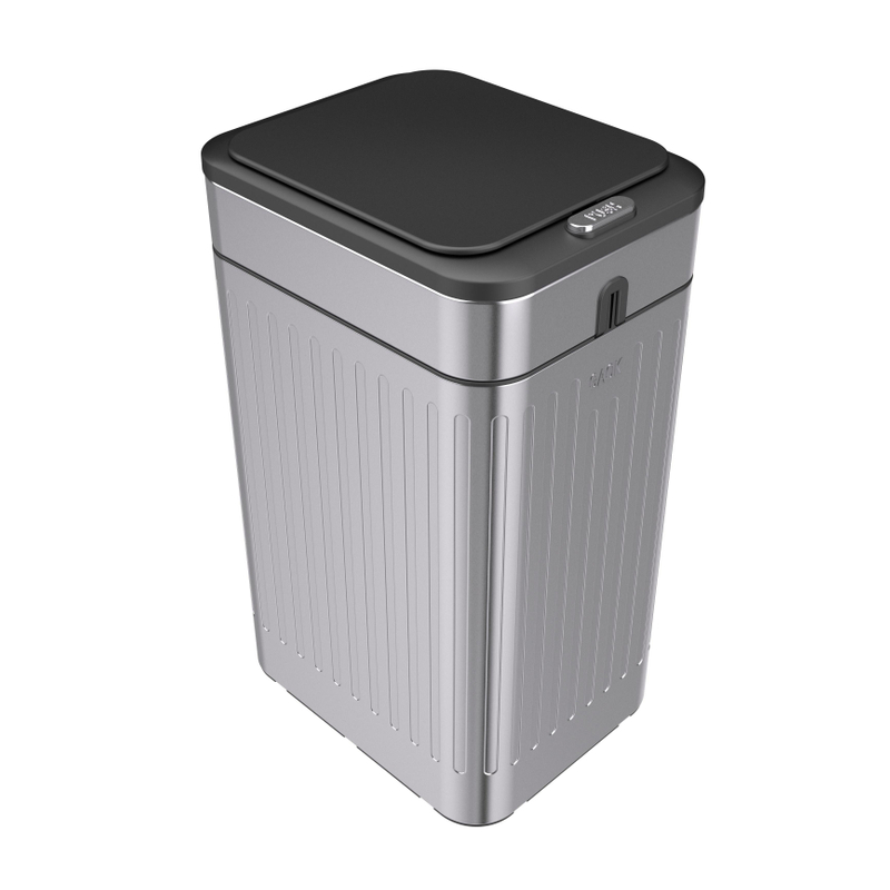 Modern 11/15/19 Liter Stainless Steel Rectangular Waste basket Dog Proof sealing with Press Type Lid