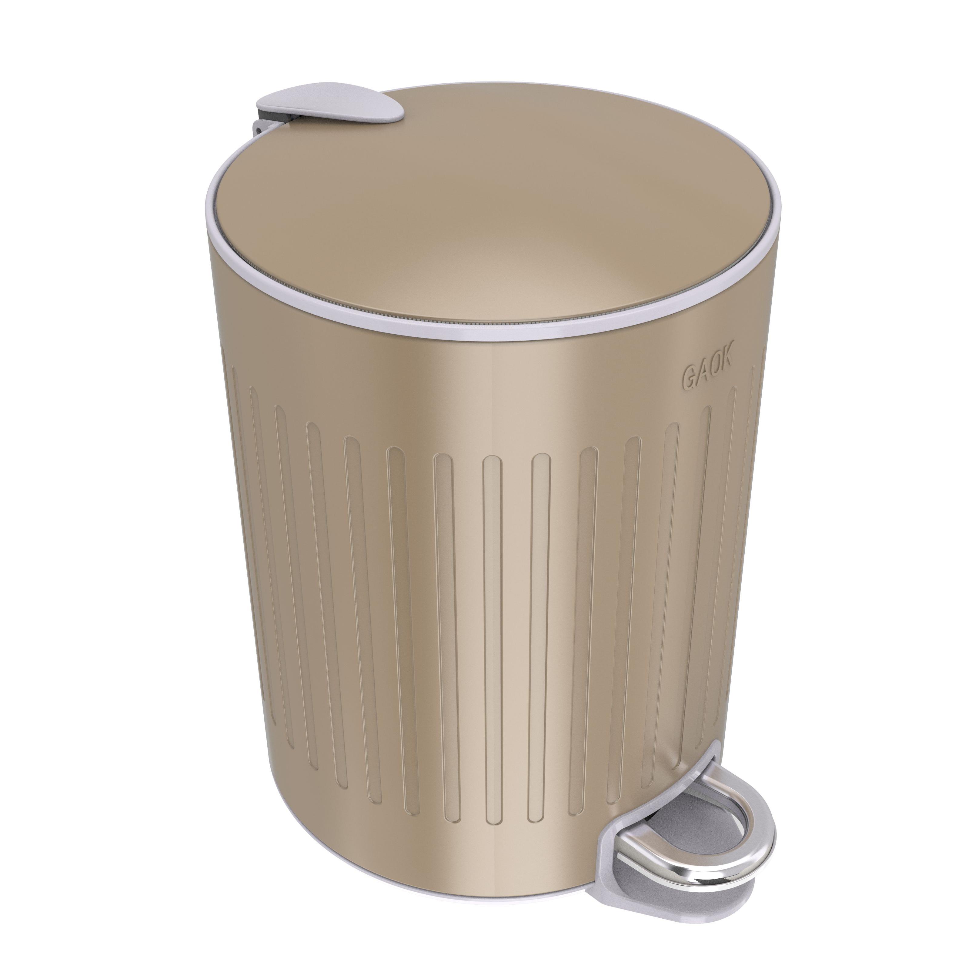 Eco Home Custom Modern Durable Outdoor Plastic Trash Waste Bin Dustbin Waste Container Square Plastic Cover Top Style Storage