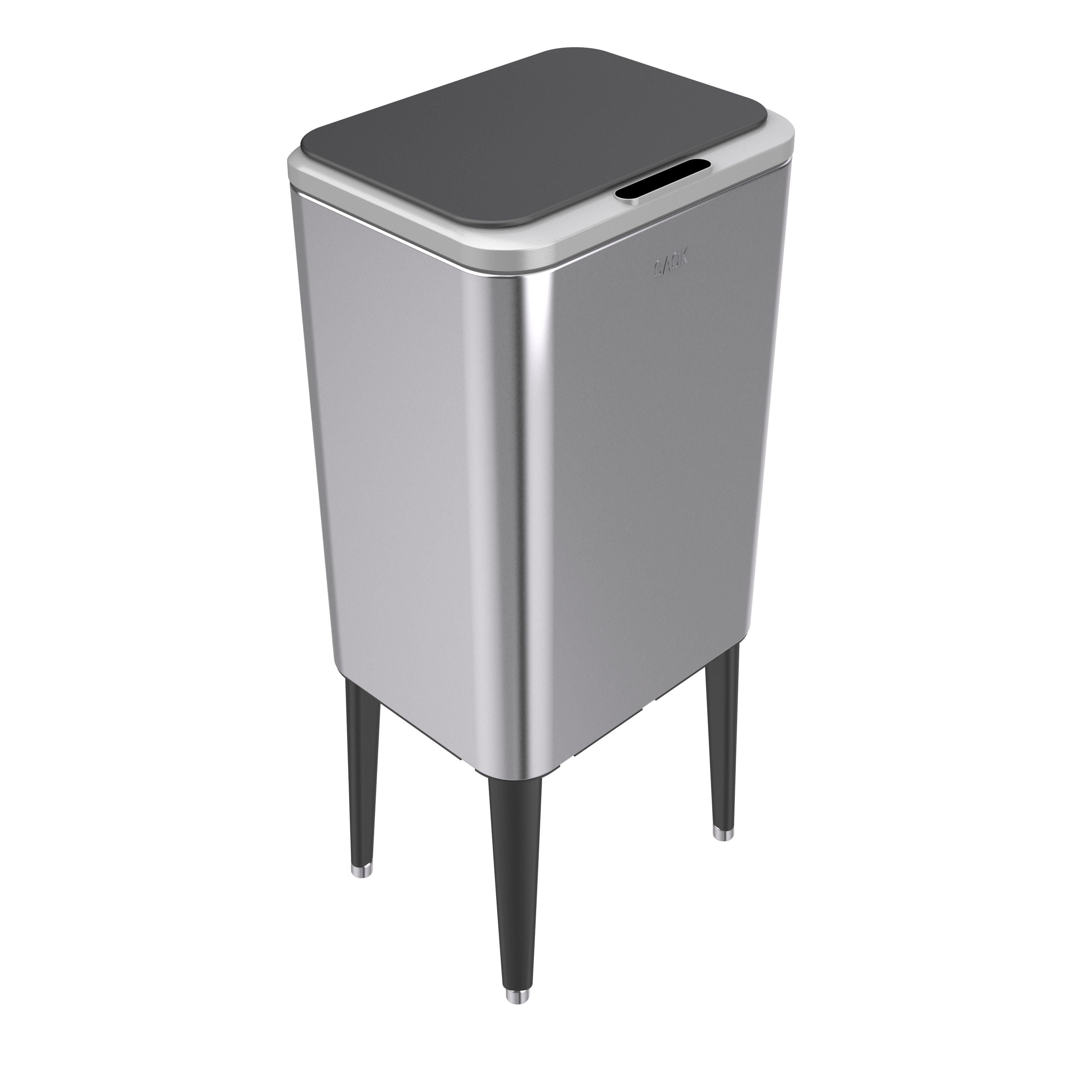 Rectangle Intelligent Trash Can Sensor Electric Self Sealing Motion Garbage Smart Touchless Dustbin Automatic Bin