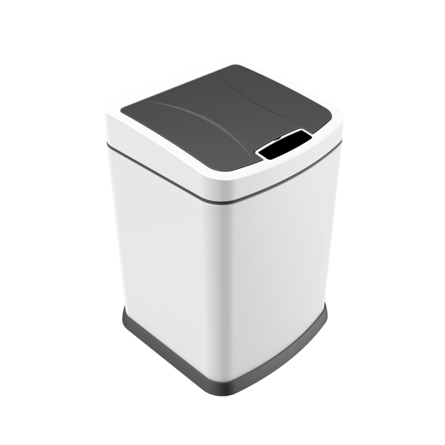2024 9L Factory Supplier New Design Stainless Steel Trash Bin Modern Garbage Bin Touchless Smart stainless steel trash can