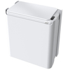 2024 8L Automatic Bathroom Trash Can with Lid Small Slim Electric for Bedroom Living Room Office Black ABS Touchless Trash Can