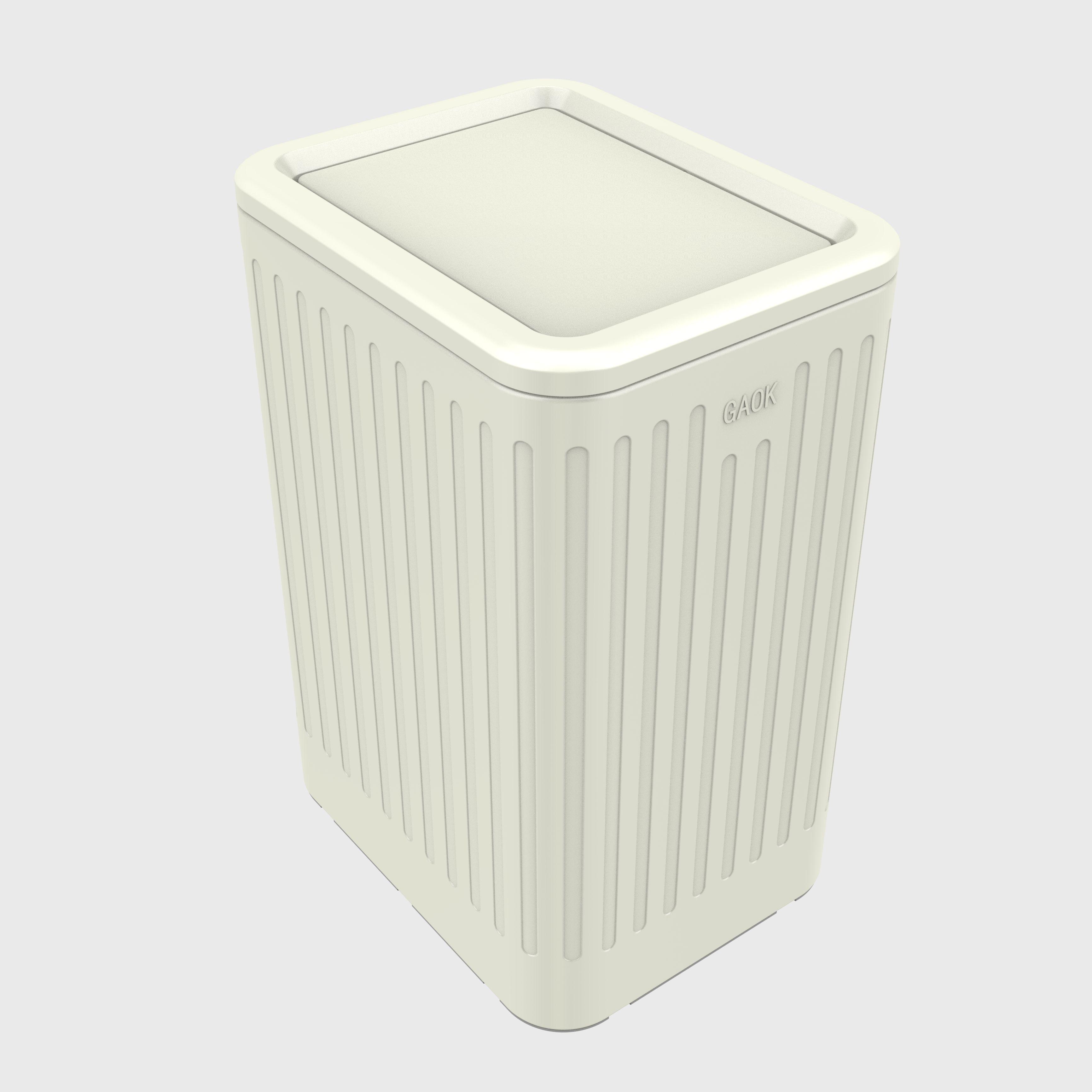 Chinese factory 9L Stainless Steel Shake the lid recycling bin/ trash cans of iron made in China garbage can