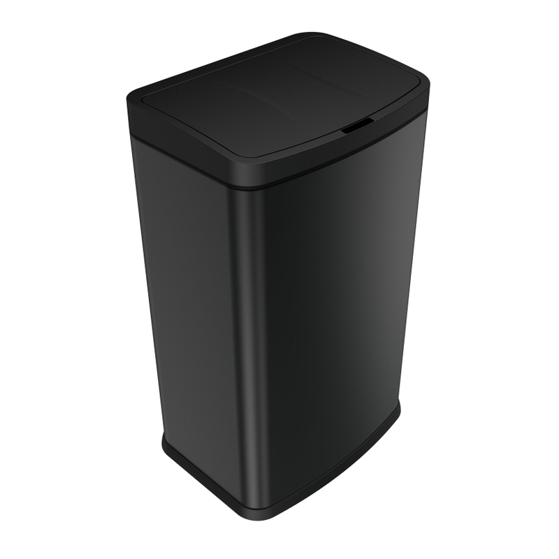 2024 New design CE Certificate automatic sensor Compartment Touchless Recycle Bin indoor handmade Stainless Steel trash can