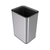 Recyclable Bin Stainless Steel 8L Silver Style Storage Packing Color Bucket Feature Eco Material