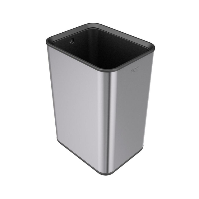 Recyclable Bin Stainless Steel 8L Silver Style Storage Packing Color Bucket Feature Eco Material