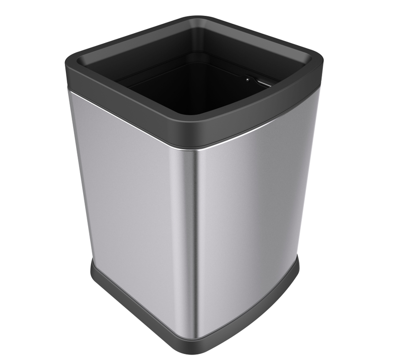Indoor garbage bin Commercial indoor garbage tissue Hotel open trash bin Lidless trash bin stainless steel trash can