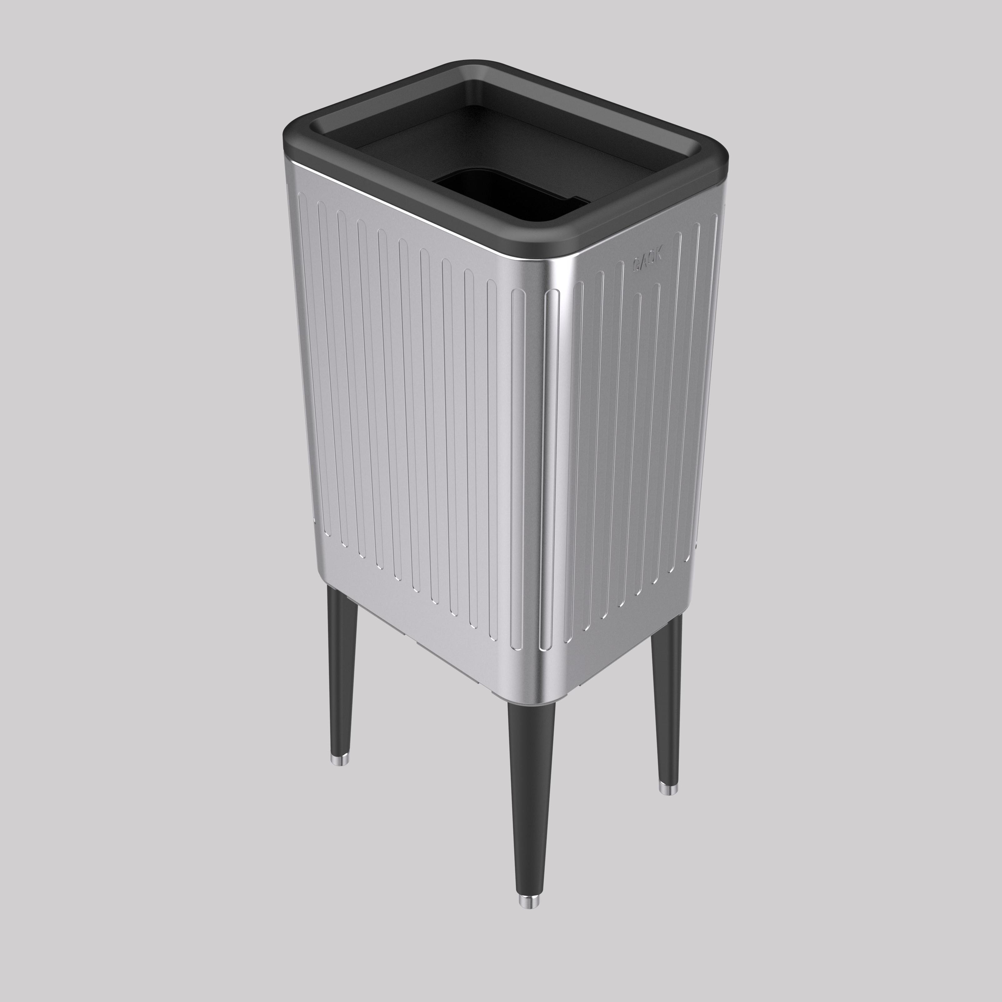 garbage bin for wholesales vacuum formed trash can/trash made in China metal press type garbage can